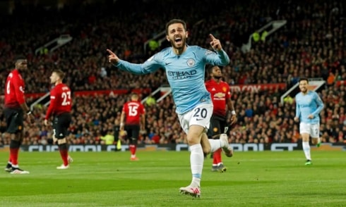 Đánh bại Quỷ đỏ thành Manchester, Man City mở toang cánh cửa tới chức vô địch Premier League mùa giải năm nay. Ảnh: Getty