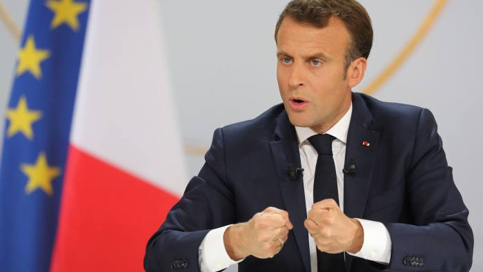 Tổng thống Pháp Emmanuel Macron đề xuất thu hẹp khu vực Schegen Ảnh: BBC