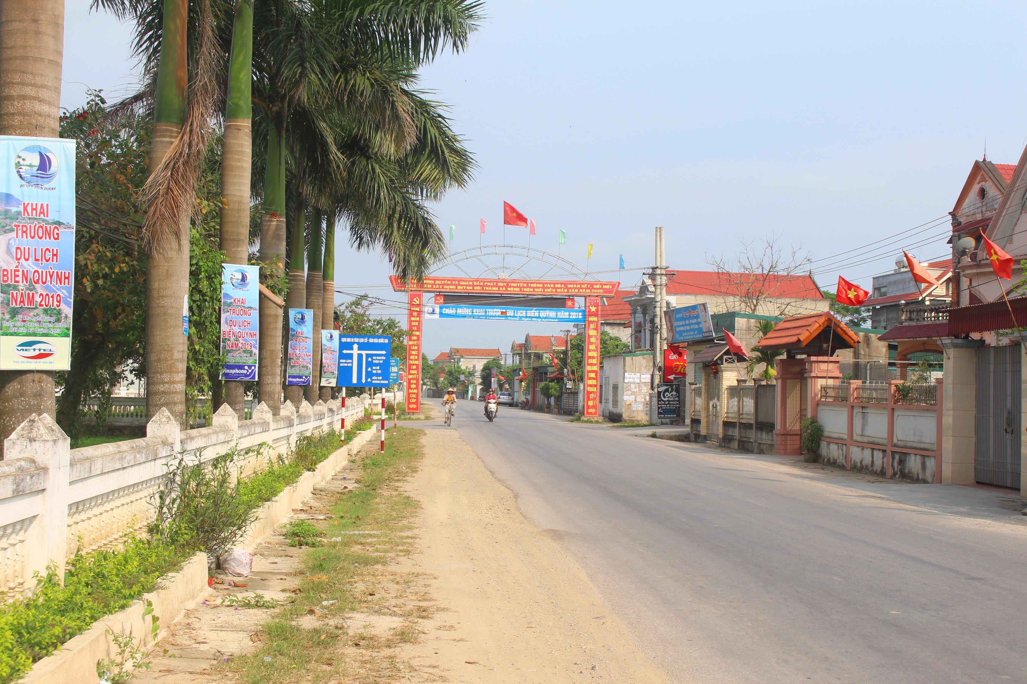 Thông tuyến đường xuống du lịch biển Quỳnh 