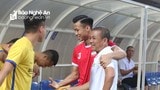 Quế Ngọc Hải đá chính, CĐV SLNA mở hội tại Hàng Đẫy