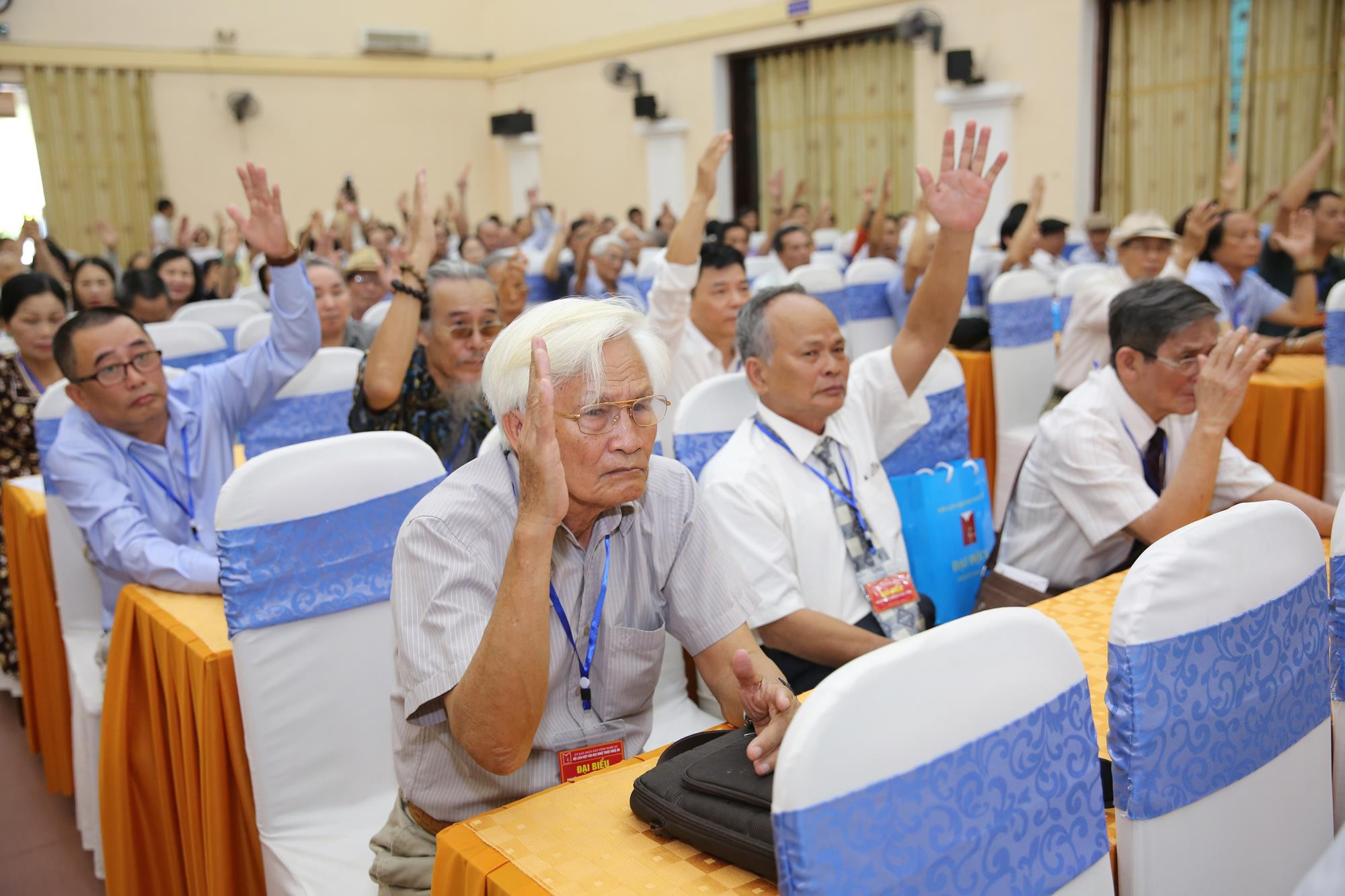 Trước thềm đại hội, các đại biểu đã thông qua nhiều nội dung quan trọng. Ảnh: Đức Anh