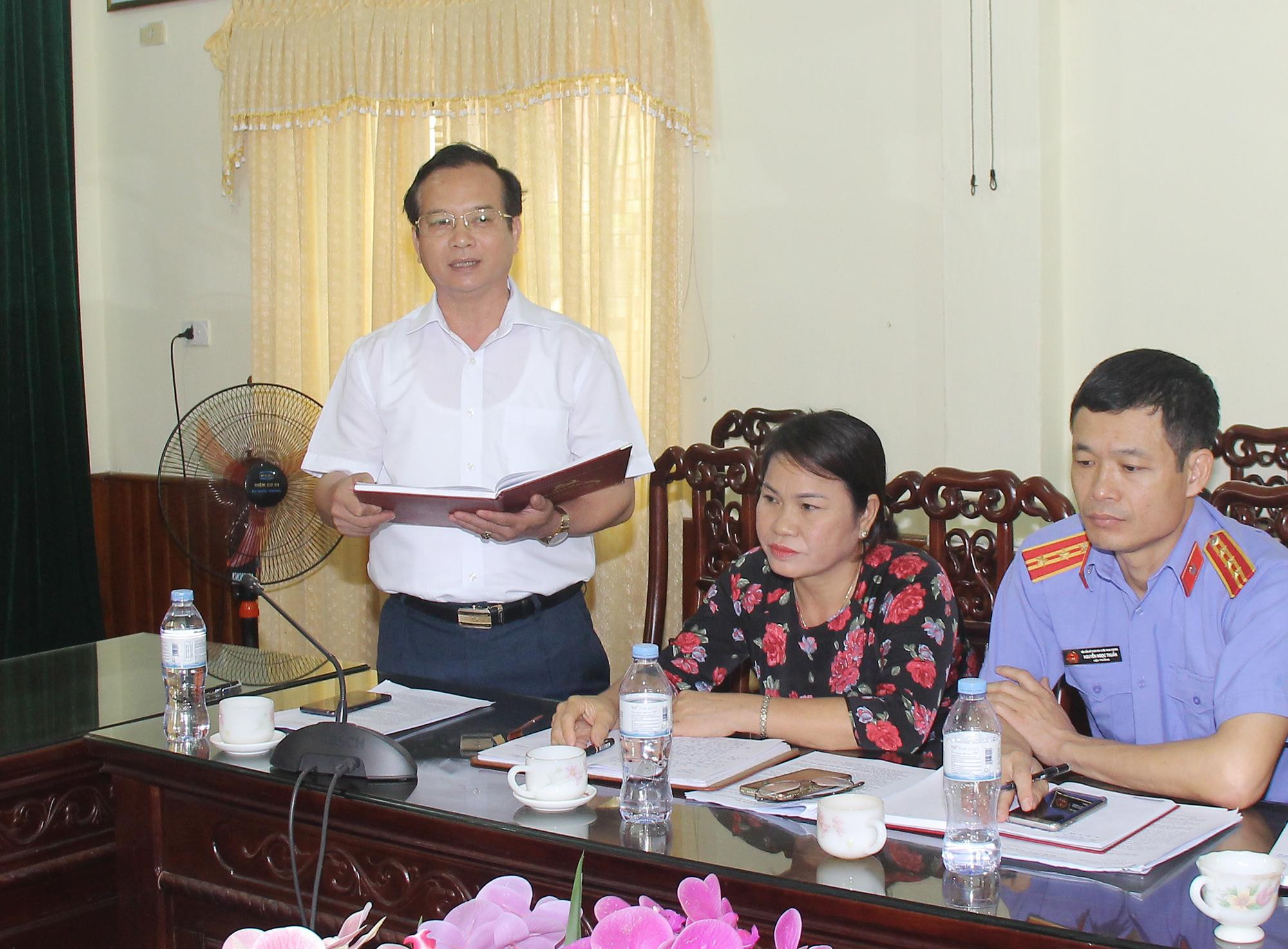 Chủ tịch UBND huyện Nguyễn Văn Quế