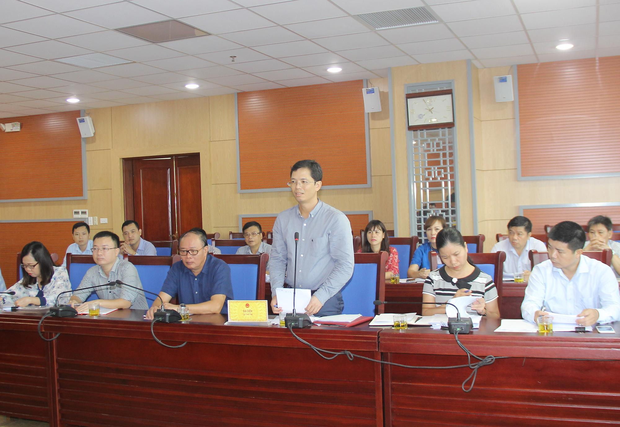 Cục trưởng Cục thuế Nghệ An Trịnh Thanh Hải cho rằng, thất thu thuế trọng tâm là ở khối doanh nghiệp. Ảnh: Mai Hoa