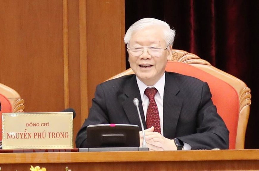 Tổng Bí thư, Chủ tịch nước Nguyễn Phú Trọng chủ trì và phát biểu khai mạc Hội nghị.