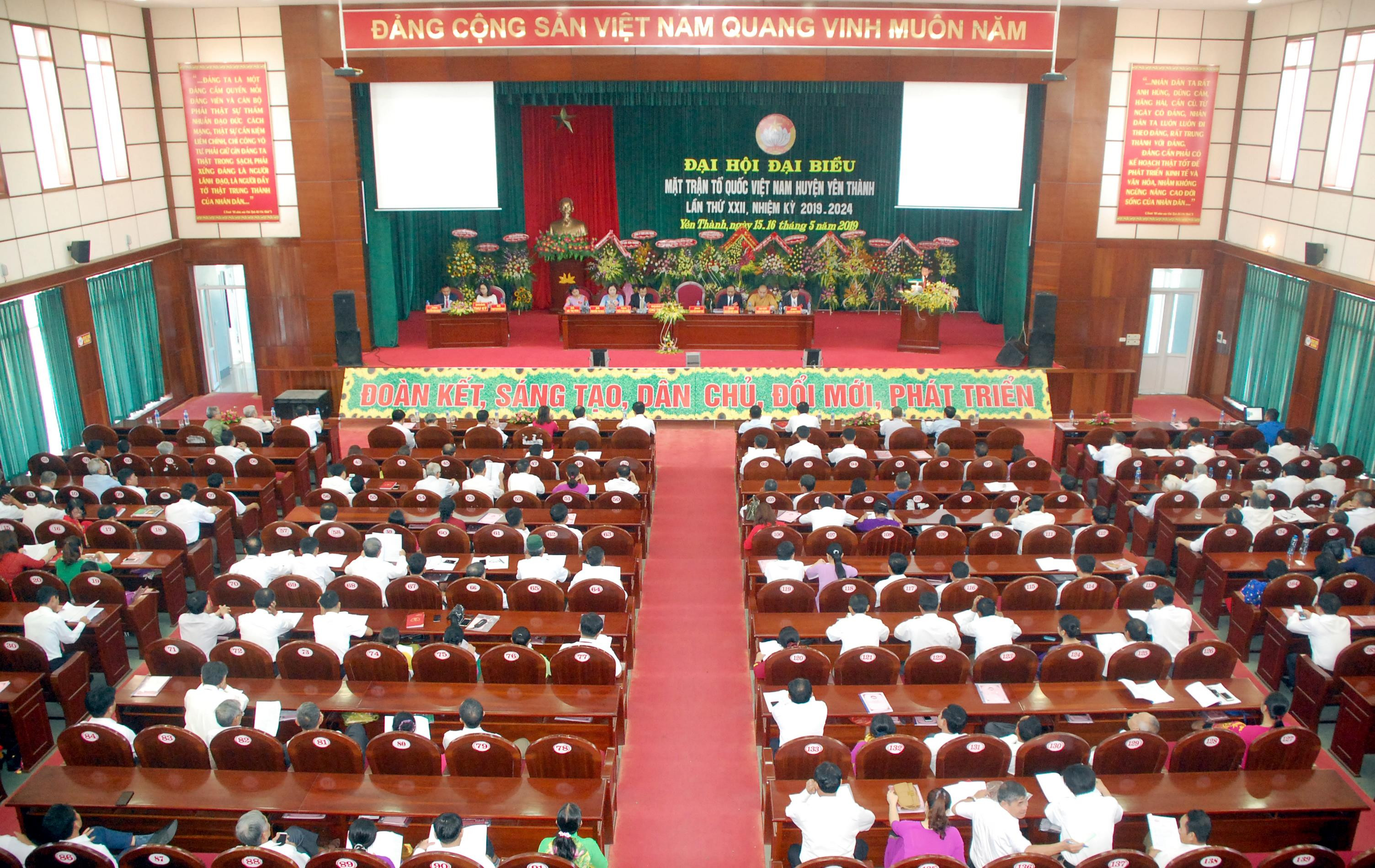 Đại hội đại biểu MTTQ Việt Nam huyện Yên Thành với chủ đề 