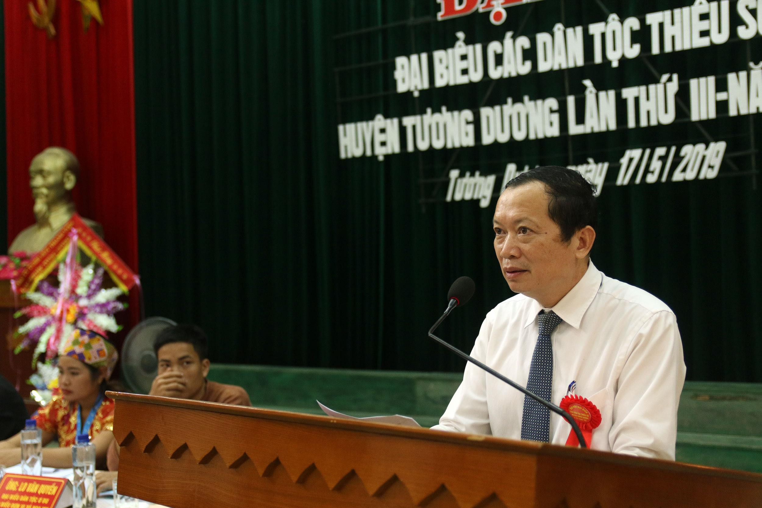 Đồng chí Lương Thanh Hải - Ủy viên Ban Chấp hành Đảng bộ tỉnh, Trưởng Ban Dân tộc tỉnh