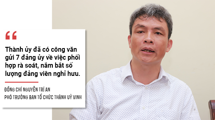 Đồng chí Nguyễn Trí An - Phó Trưởng ban Tổ chức Thành ủy Vinh