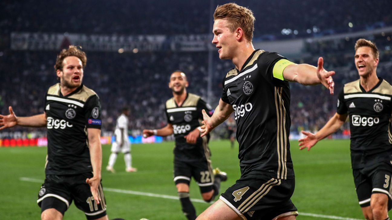 CLB Ajax Amsterdam được Liên đoàn bóng đá Hà Lan “đặc cách” nhờ thành tích lọt vào vòng bán kết Champions League. Ảnh: espn.com