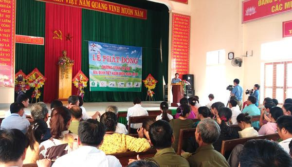 Lễ phát động gia đình tiết kiệm điện tại huyện Đô Lương