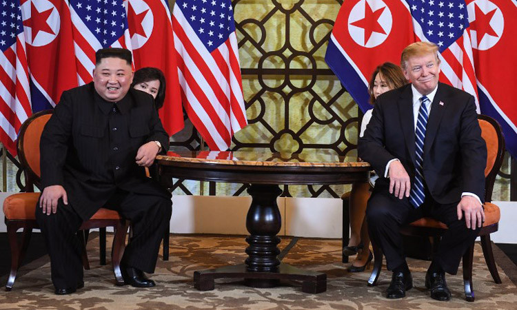 Tổng thống Mỹ Donald Trump và nhà lãnh đạo Triều Tiên Kim Jong-un