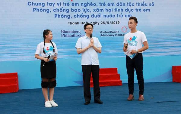 Phó Thủ tướng Vũ Đức Đam phát biểu tại lễ phát động (Ảnh: Mạnh Dũng)