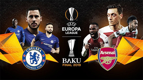 Chelsea và Arsenal sẽ có trận quyết đấu để tìm ra nhà vô địch trên đấu trường Europa League mùa giải 2018-2019.