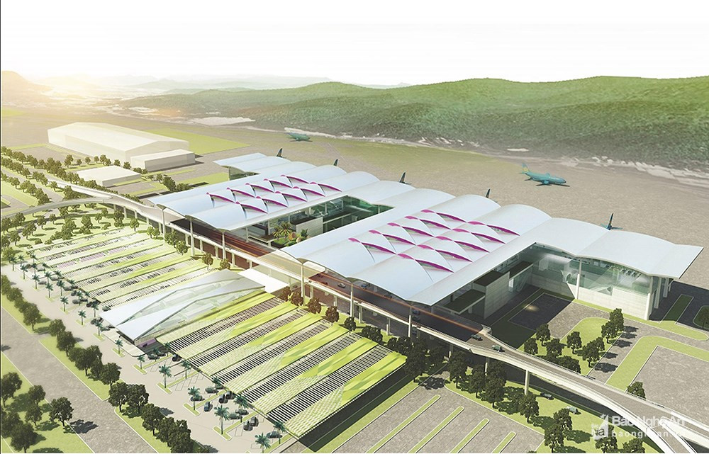 Phối cảnh dự án nâng cấp, mở rộng Cảng hàng không Quốc tế Vinh. Ảnh tư liệu
