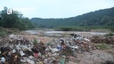Con sông lớn ở Nghệ An ngập tràn rác thải