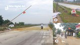 Xe chở lợn dễ dàng 'lọt' chốt kiểm dịch ở thị xã Hoàng Mai