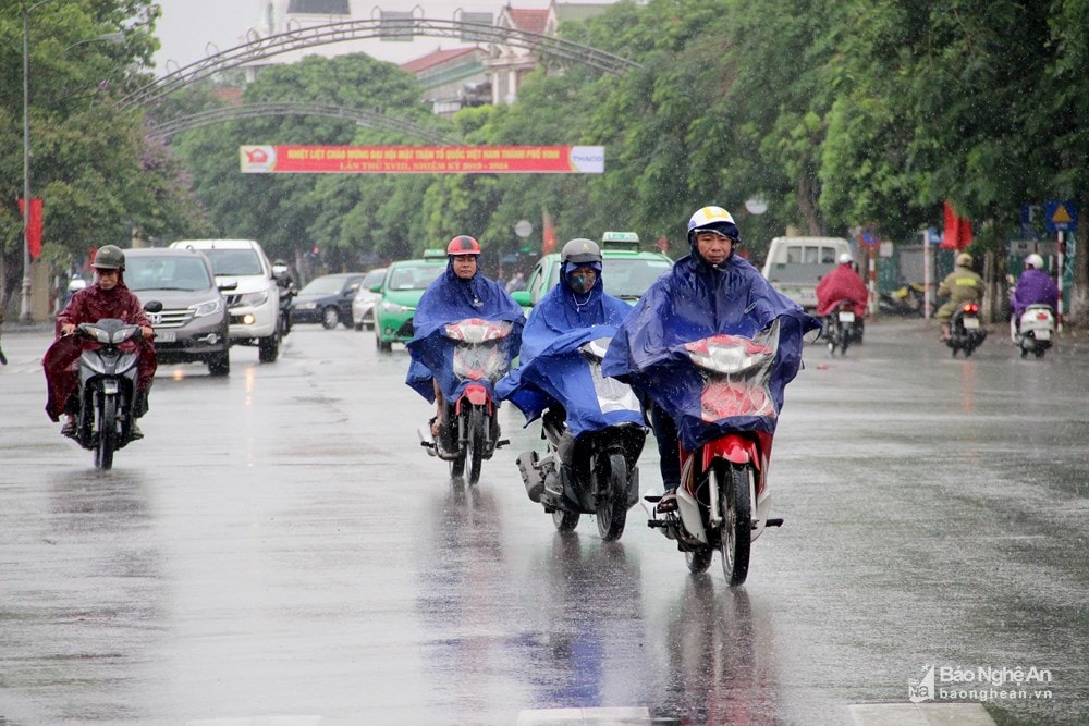 Các tỉnh Bắc Trung Bộ được dự báo tiếp tục có mưa.