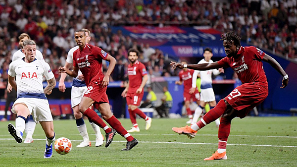 Origi chỉ có ba pha dứt điểm ở Champions League mùa này, nhưng anh ghi được ba bàn. 