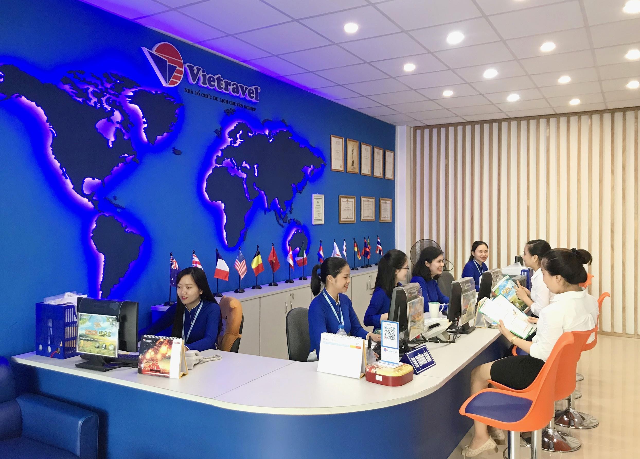 Công ty Du lịch Vietravel - Chi nhánh Vinh  đưa vào hoạt động văn phòng giao dịch mới tại số 111 đường Lê Lợi, P. Lê Lợi, TP. Vinh từ ngày 10/06/2019.Ảnh:PV