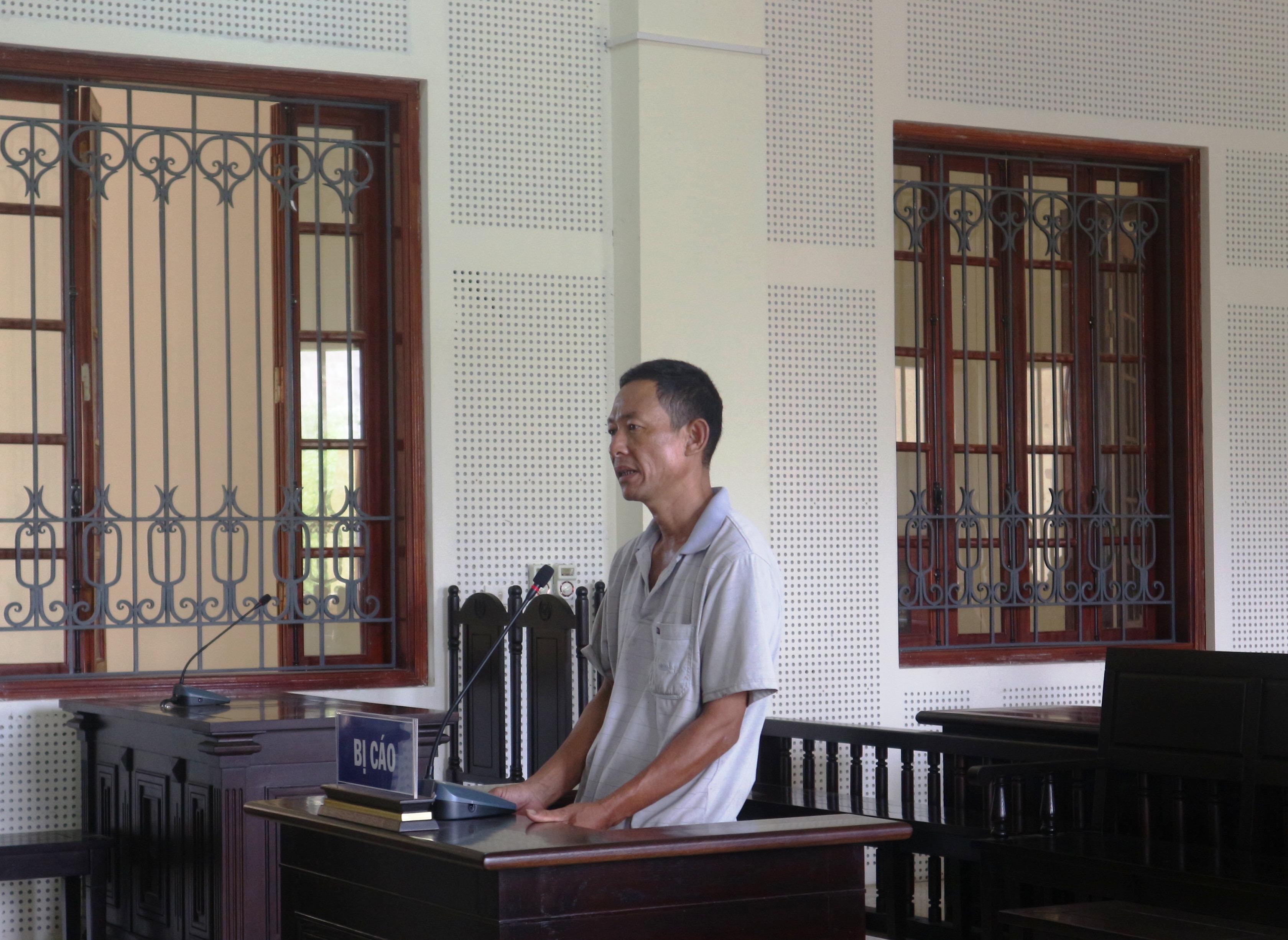 Bị cáo Đào Văn Dũng tại phiên tòa phúc thẩm