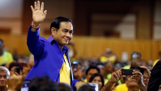 Ông Prayuth Chan-ocha trở thành Thủ tướng nhiệm kỳ tiếp theo của Thái Lan. Ảnh: BBC