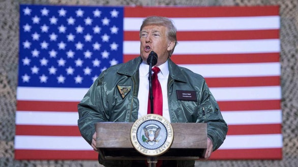 Tổng thống Mỹ Donald Trump - Ảnh chụp màn hình: AP