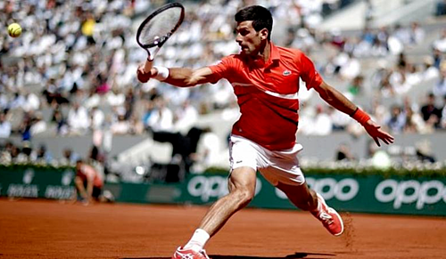 Djokovic toàn thắng ở các giải Grand Slam, kể từ sau thất bại tại tứ kết Roland Garros năm ngoái. Ảnh: AP.
