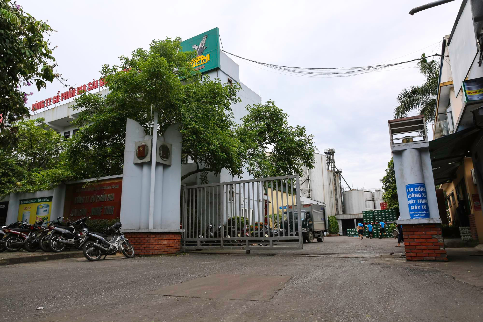 Toàn cảnh Công ty Cổ phần Bia Sài Gòn - Nghệ Tĩnh. Ảnh: Đức Anh