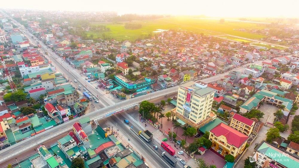 Thị trấn Cầu Giát, huyện Quỳnh Lưu. Ảnh: Sách Nguyễn