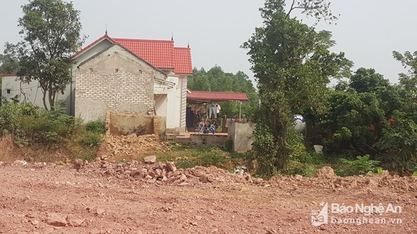 Ngôi nhà của gia đình Lưu Văn Cúc tại Bắc Giang. Ảnh: Tuấn Minh