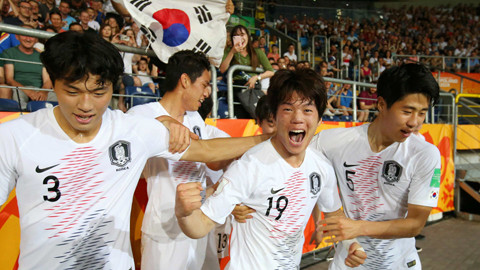  Hàn Quốc lần đầu lọt vào chung kết giải U20 World Cup.