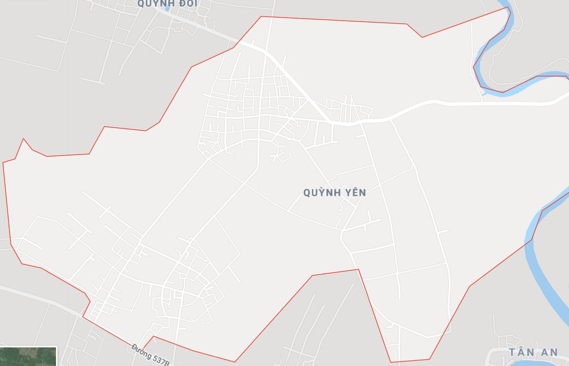 Xã Quỳnh Yên, nơi xảy ra vụ việc thương tâm. Ảnh: Google maps