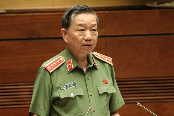 Đại tướng Tô Lâm - Bộ trưởng Bộ Công an. Ảnh: VnExpress