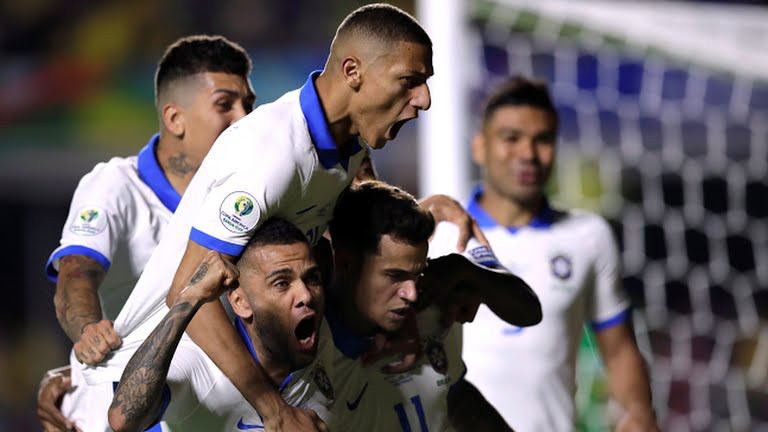 Brazil giành chiến thắng 3-0 trước Bolivia trong trận mở màn Copa America 2019. (Ảnh: Reuters)