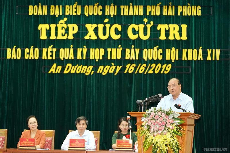 Thủ tướng Nguyễn Xuân Phúc trả lời ý kiến của cử tri