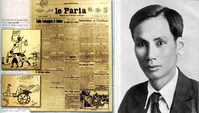Nguyễn Ái Quốc sáng lập tờ báo “Le Paria” năm 1922.
