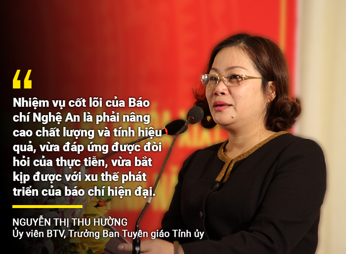 Nguyễn Thị Thu Hường - Trưởng ban Tuyên giáo Tỉnh ủy