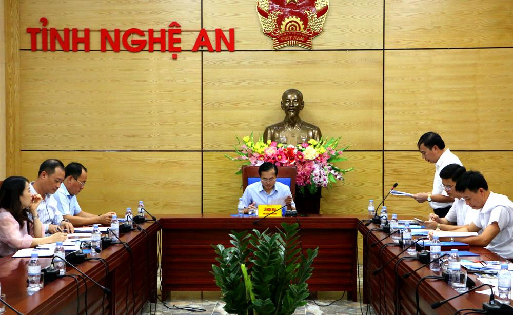 Nghệ An và TP Hồ Chí Minh bàn nội dung chuẩn bị cho hội nghị xúc tiến đầu tư vào Nghệ An tại TP Hồ Chí Minh. Ảnh: Nguyễn Hải