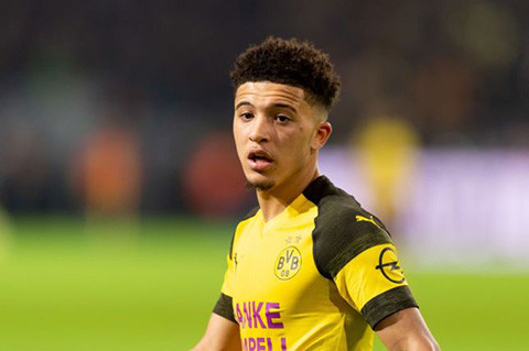 Jadon Sancho đứng thứ 2 trong danh sách