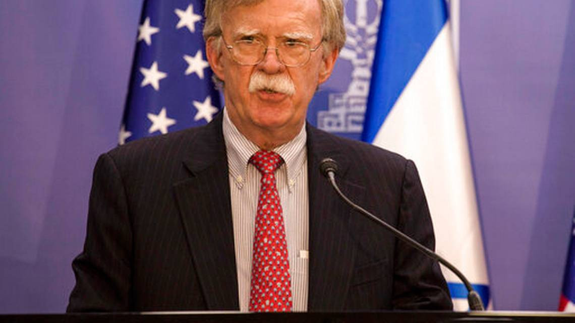 Cố vấn An ninh Quốc gia Mỹ John Bolton. Ảnh: AP