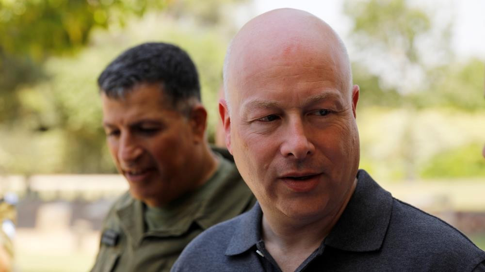 Jason Greenblatt thăm khu định cư Nahal Oz phía ngoài Dải Gaza. Ảnh: Reuters