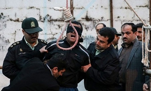 Một cuộc xử tử phạm nhân ở Iran. Ảnh: ISNA.