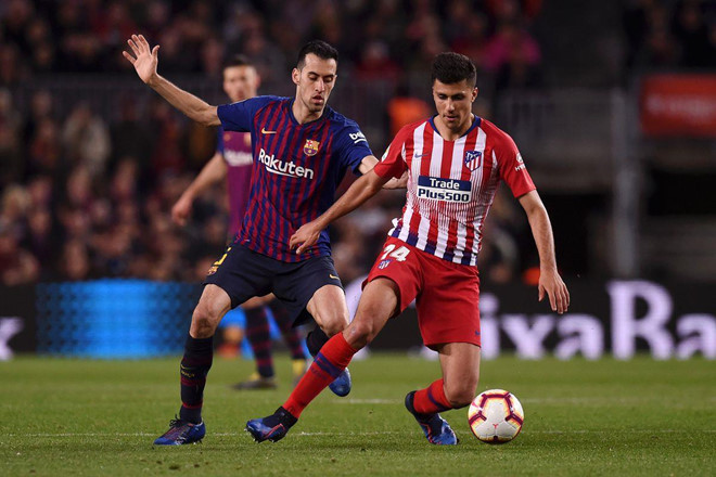 Rodri có mùa giải thành công trong màu áo Atletico Madrid. Ảnh: Getty Images.