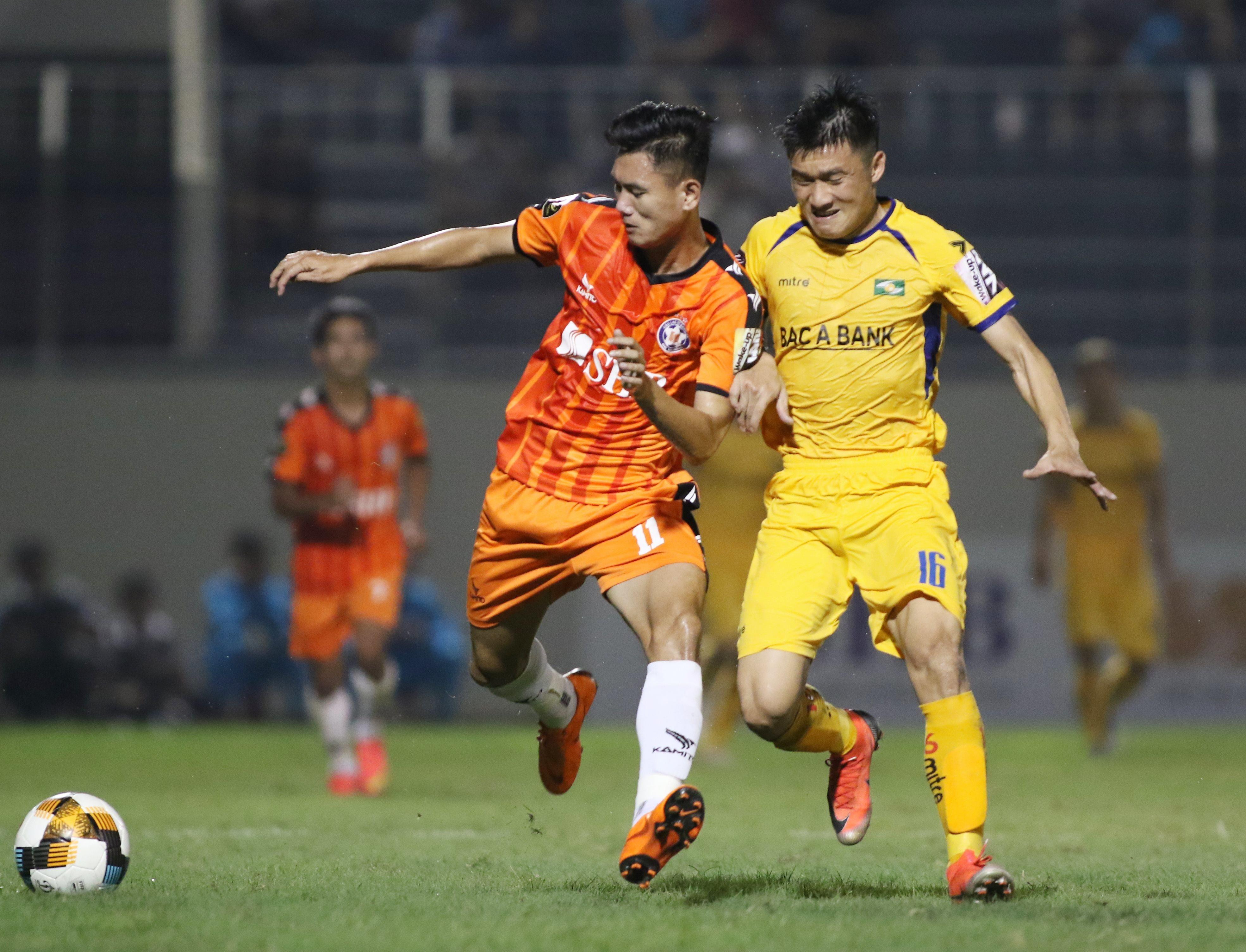 Trận đấu giữa SLNA và SHB Đà Nẵng tại vòng 14 V.League 2019 sẽ diễn ra vào lúc 17h00, CN ngày 7/7. Ảnh: Viết Định