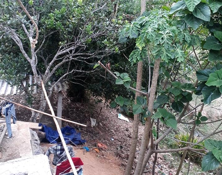 Khu vực nơi Lâm bế cháu bé ra rồi thực hiện hành vi sàm sỡ. Ảnh: Trần Lê