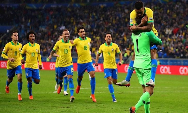 Với đội hình đồng đều và chất lượng, đội tuyển Brazil vẫn được đánh giá cao hơn Peru trong trận chung kết Copa Amenrica. Nguồn: Getty