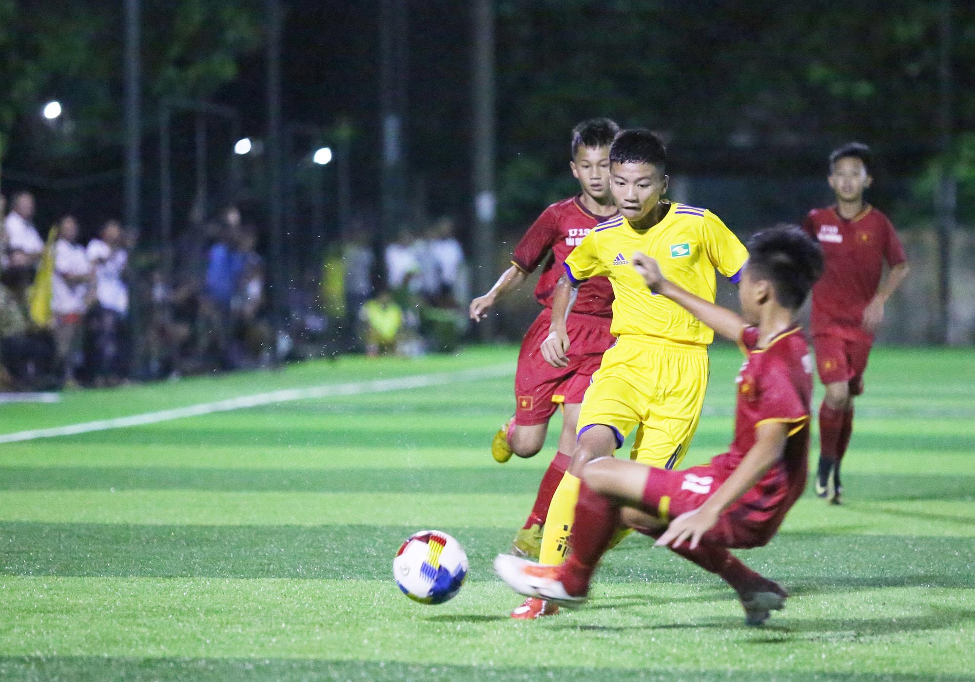 U13 SLNA giành chiến thắng đầu tiên tại VCK U13 toàn quốc. Ảnh: Đức Anh