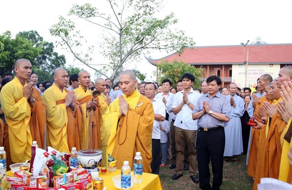 Lễ chú nguyện xây dựng đại tượng Phật Thích Ca Mâu Ni