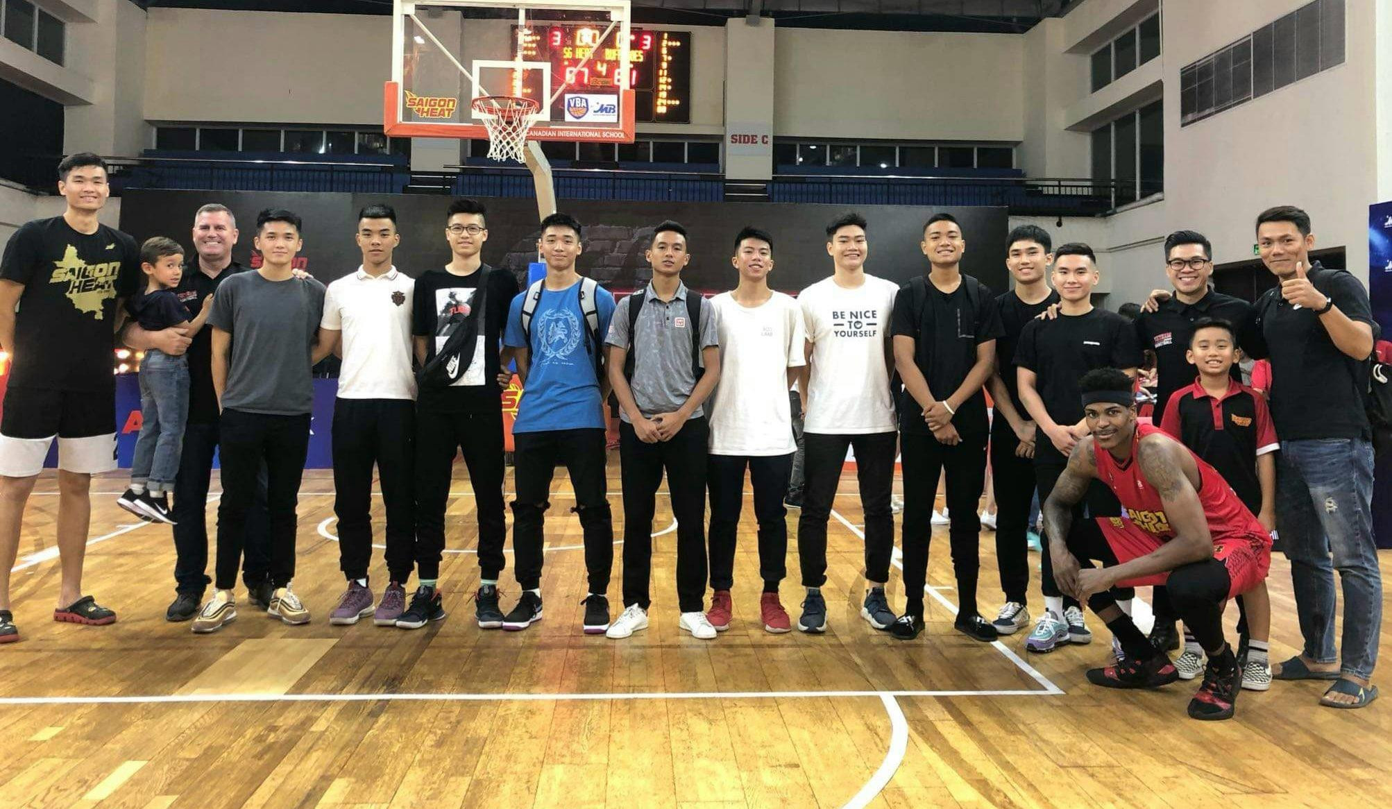 Đội tuyển bóng rổ nam U18 Việt Nam. Ảnh: VBF