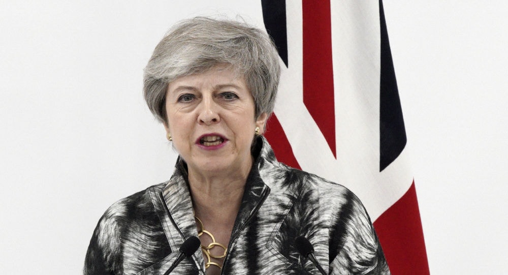 Thủ tướng Anh Theresa May. Ảnh: AP