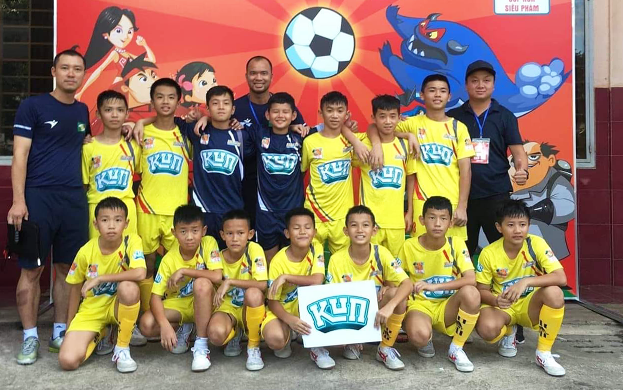 Đội hình U11 SLNA năm nay. Ảnh: SLNA FC